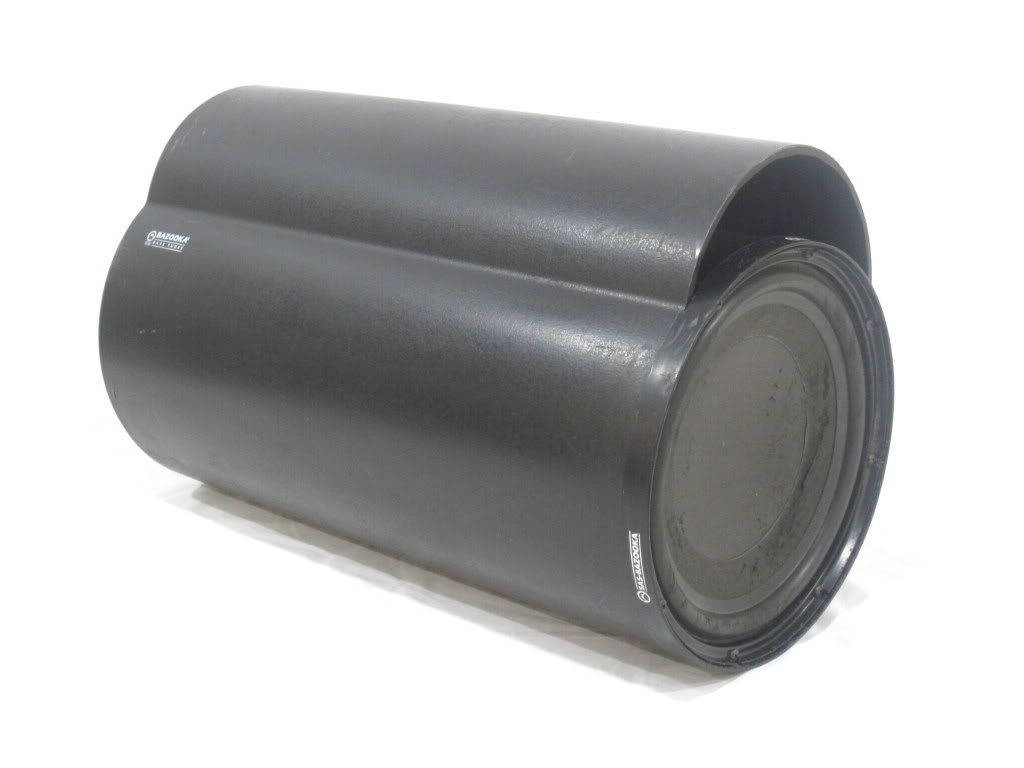 SAS Bazooka Car Bass Tube Subwoofer 10" Speaker Amp